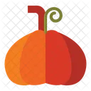 Calabaza Fruta Halloween Icono