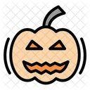 Calabaza Halloween Miedo Icono