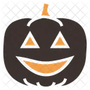 Calabaza De Miedo Mal Icono