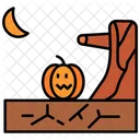 Halloween Calabaza Aterrador Icono