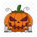 Calabaza Halloween Miedo Icono