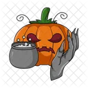 Calabaza Caldero Halloween Icon