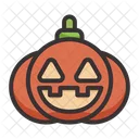 Calabaza Halloween Miedo Icono