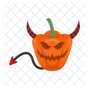 Halloween Espeluznante Calabaza Icon