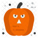 Cara Halloween Calabaza Icono