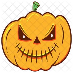 Calabaza aterradora Emoji Icono