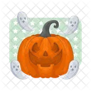 Calabaza de halloween  Icono