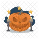 Calabaza de halloween  Icono