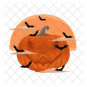 Calabaza de halloween  Icono