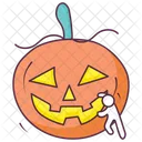 Calabaza de halloween  Icono