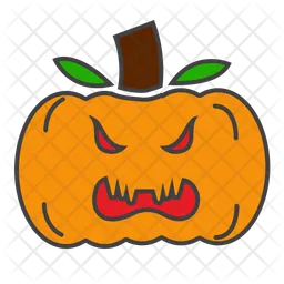 Calabaza de halloween  Icono