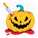 Cuchillo De Calabaza Talla De Calabaza Calabaza De Halloween Icono