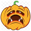 Emoji De Calabaza Calabaza Espeluznante Calabaza Aterradora Icono