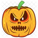 Emoji De Calabaza Calabaza Espeluznante Calabaza Aterradora Icono