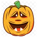 Emoji De Calabaza Calabaza Espeluznante Calabaza Aterradora Icono