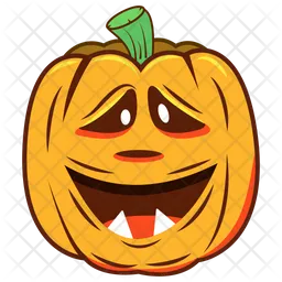 Emoji de calabaza Emoji Icono