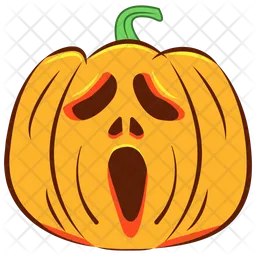 Calabaza espeluznante Emoji Icono