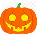 Calabaza Feliz Emoji Emocion Icono