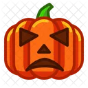 Calabaza Halloween Contra Icono