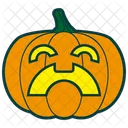 Calabaza triste  Icono