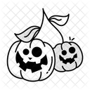 Garabatos De Halloween Iconos Espeluznantes Decoracion De Halloween Icono