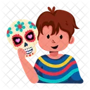 Calaca Mask Skull Mask Dead Mask Symbol