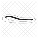 Calamari Ring Tintenfischring Ovale Form Symbol