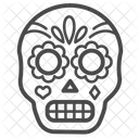 Calavera Day Of The Dead Muertos Icono