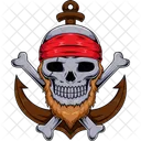 Craneo Pirata Barba Icon