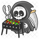 Angel De La Muerte Fantasma Halloween Icono