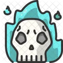 Calavera de fuego  Icono