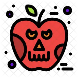 Calavera de manzana  Icono