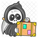 Angel De La Muerte Fantasma Halloween Icono