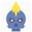 Craneo Mohawk Mohawk Aumento Icono