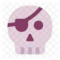 Calavera pirata  Icono