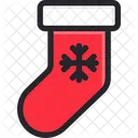 Calcetin Navidad Decoracion Icono