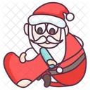 Papa Noel Regalos De Papa Noel Navidad Icono