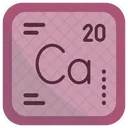 Calcio Quimica Tabela Periodica Ícone