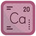 Calcium Chemistry Periodic Table Icon