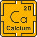Calcium Preodic Table Preodic Elements Icon