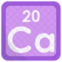 Calcium Periodic Table Chemists Icon