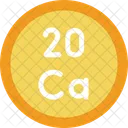 Calcium Periodic Table Chemistry Icon