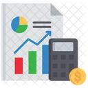 Calcul Budget Argent Icône