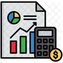 Calcul Budget Argent Icône