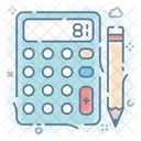 Estimateur Calculatrice Outil De Mathematiciens Icône