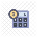 Calcul de bitcoins  Icône