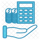 Calcul budgétaire  Icône