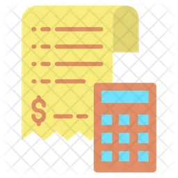 Facture de calcul  Icône