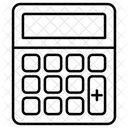 Calculadora Calcular Calcular Ícone