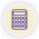 Calculadora Icono De Contorno Negro Icono